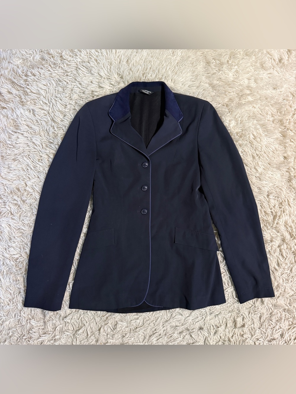 Women’s Size 10T Slim Navy Grand Prix Horseback Riding Show Coat.